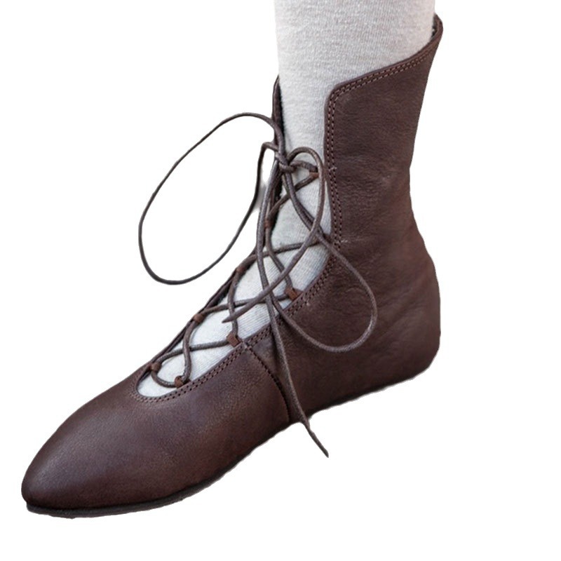 Women'S Accessories For Shoes - Sepatu Bot Kulit Model Tali Silang