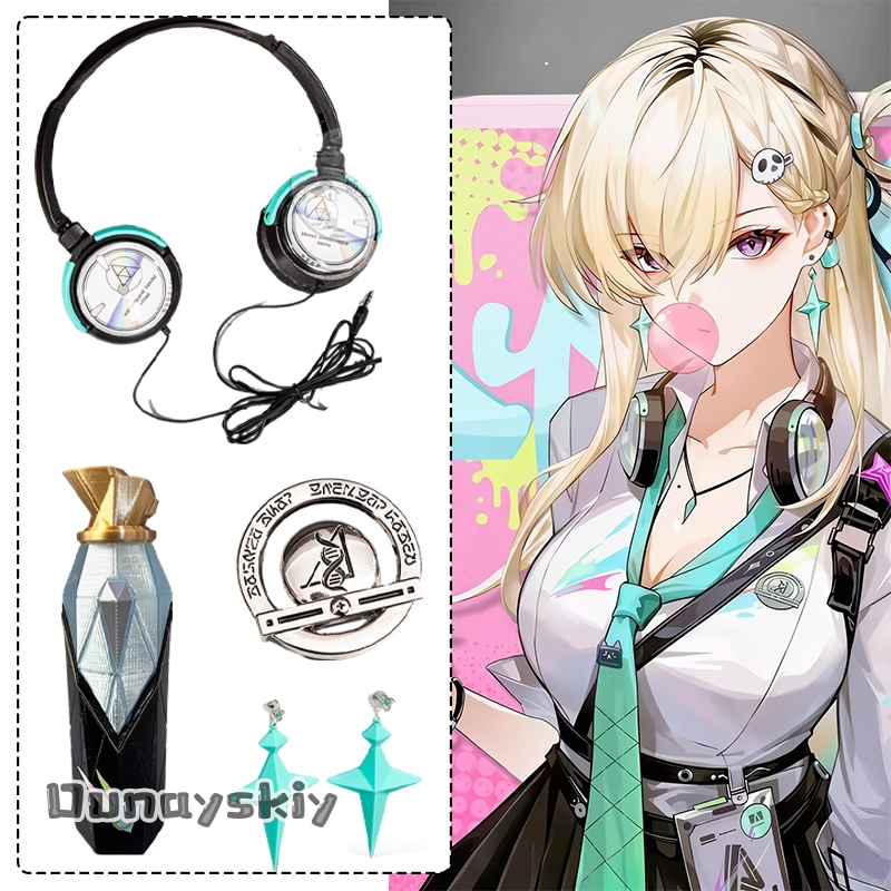 Women Accessories Earrings - Kostum Cosplay Game Wuthering Waves Lynae,