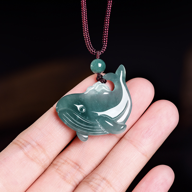 Women'S Accessories - Kalung Liontin Paus dari Batu Giok