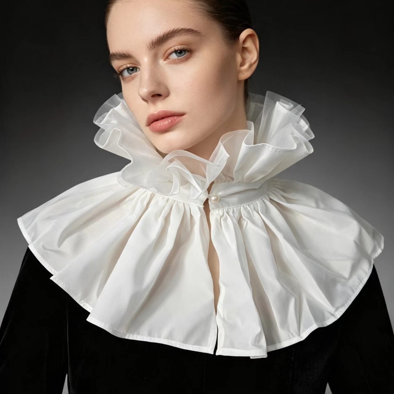 Women'S Accessories - Kerah Palsu Berumbai Tinggi yang Dapat