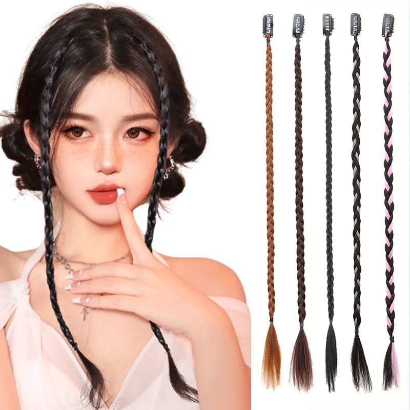 Women Accessories Pack - WIGSIN Wig kepang 2 buah sintetis