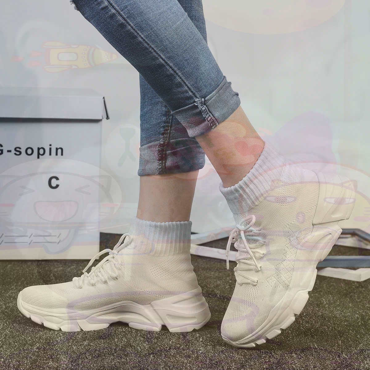 Women'S Accessories Rainbow Shops - Menambah Tinggi Badan Musim Panas Bola