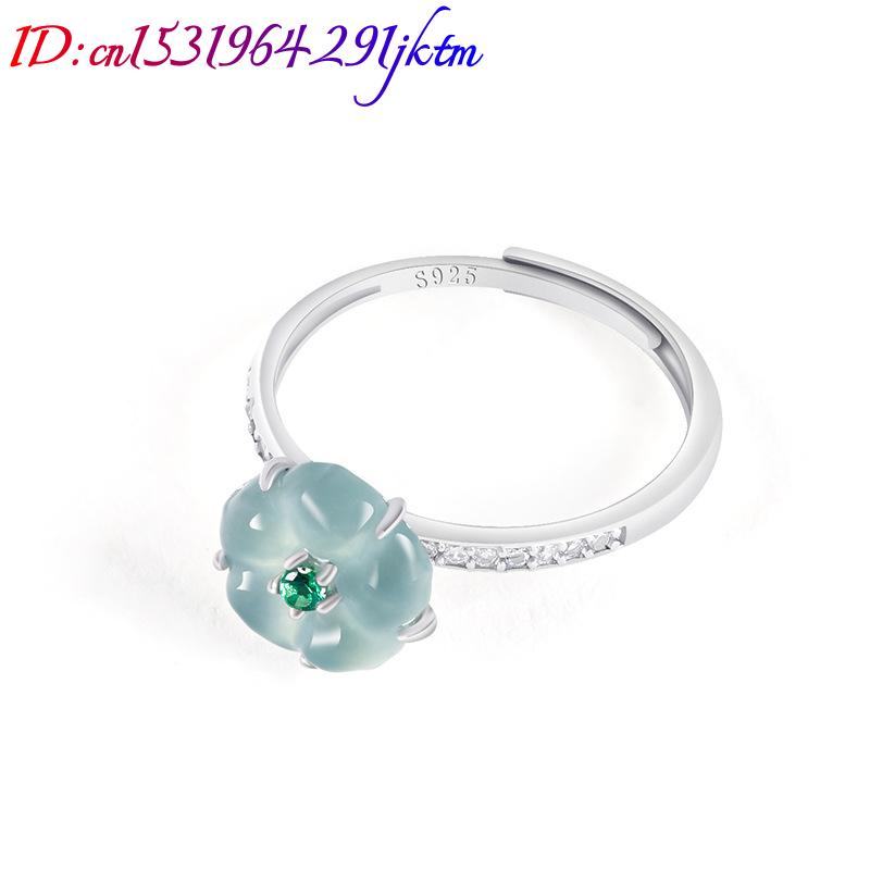 Cincin Bunga Giok Burma Biru 9 - Women'S Accessories ulasan dan harga