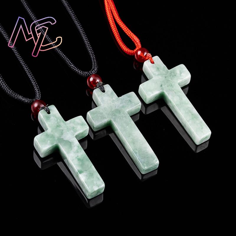 Kalung Liontin Salib Giok Myan - Women'S Accessories ulasan dan harga