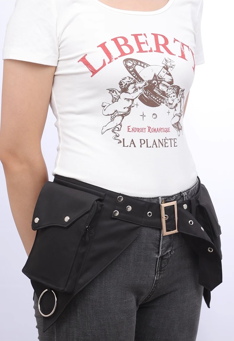 Tas Pinggang Punk Abad Perteng - Women Accessories Pack ulasan dan harga