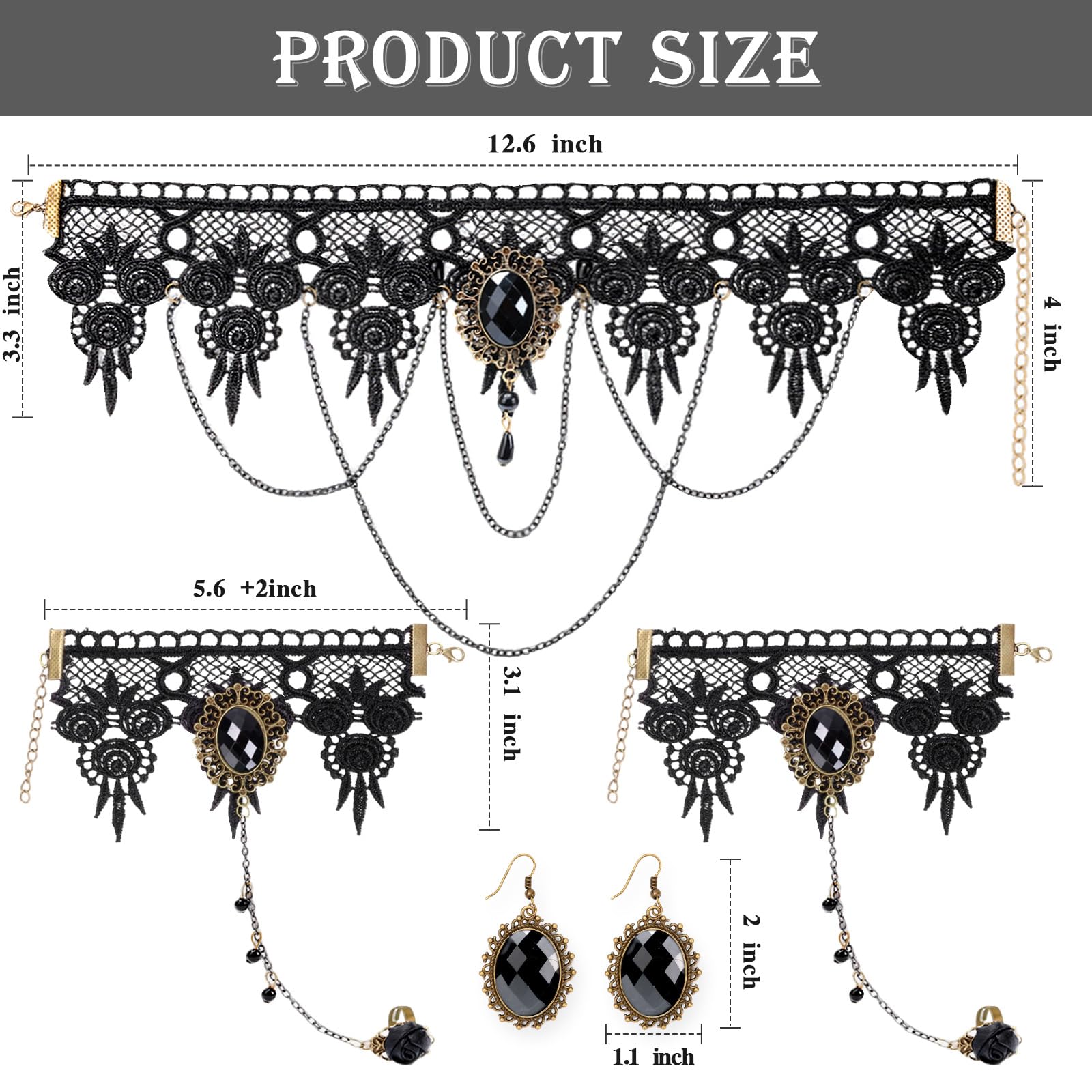 Aksesori Vampir Gotik: Kalung, - Women'S Victorian Accessories ulasan dan harga