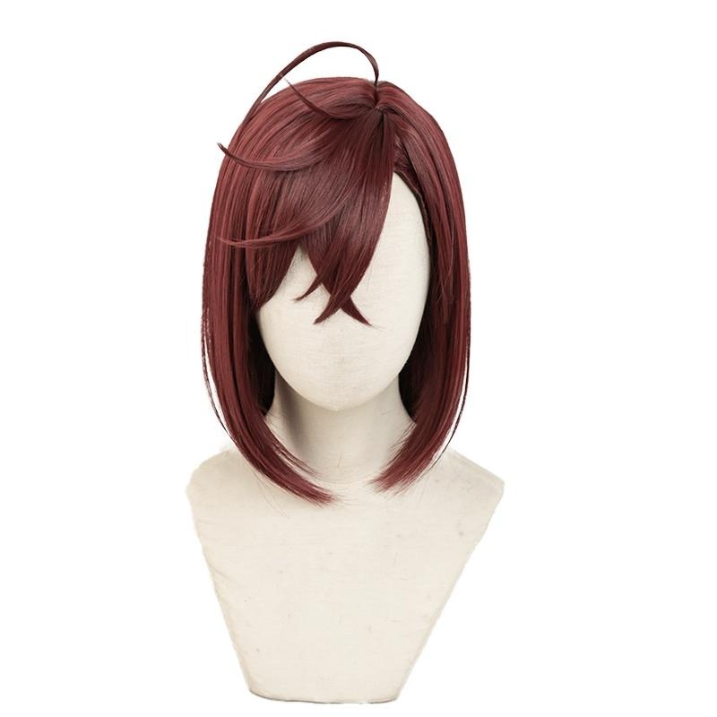 Wig Cokelat Pendek untuk Cospl - Women Accessories Earrings ulasan dan harga