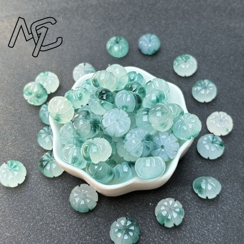 10 Buah Manik-manik Labu Giok  - Women Accessories Earrings ulasan dan harga