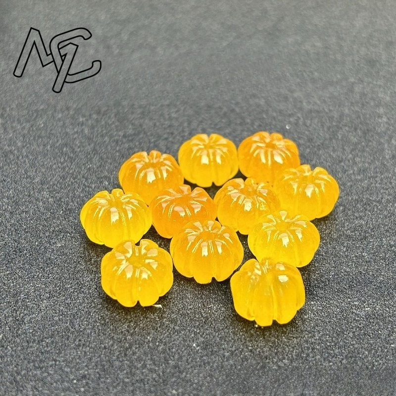 10 Buah Manik-manik Labu Giok  - Women Accessories Earrings ulasan dan harga