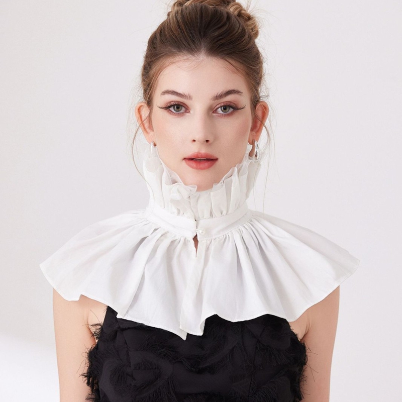 Kerah Palsu Berumbai Tinggi ya - Women'S Accessories ulasan dan harga