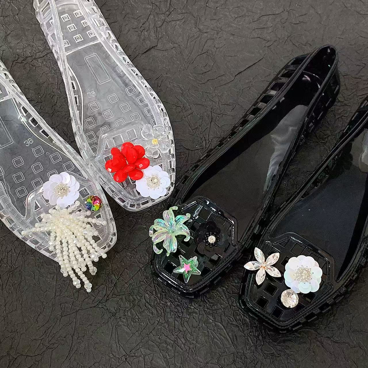 Sepatu Jelly Crystal untuk Wan - Women'S Accessories For Shoes ulasan dan harga
