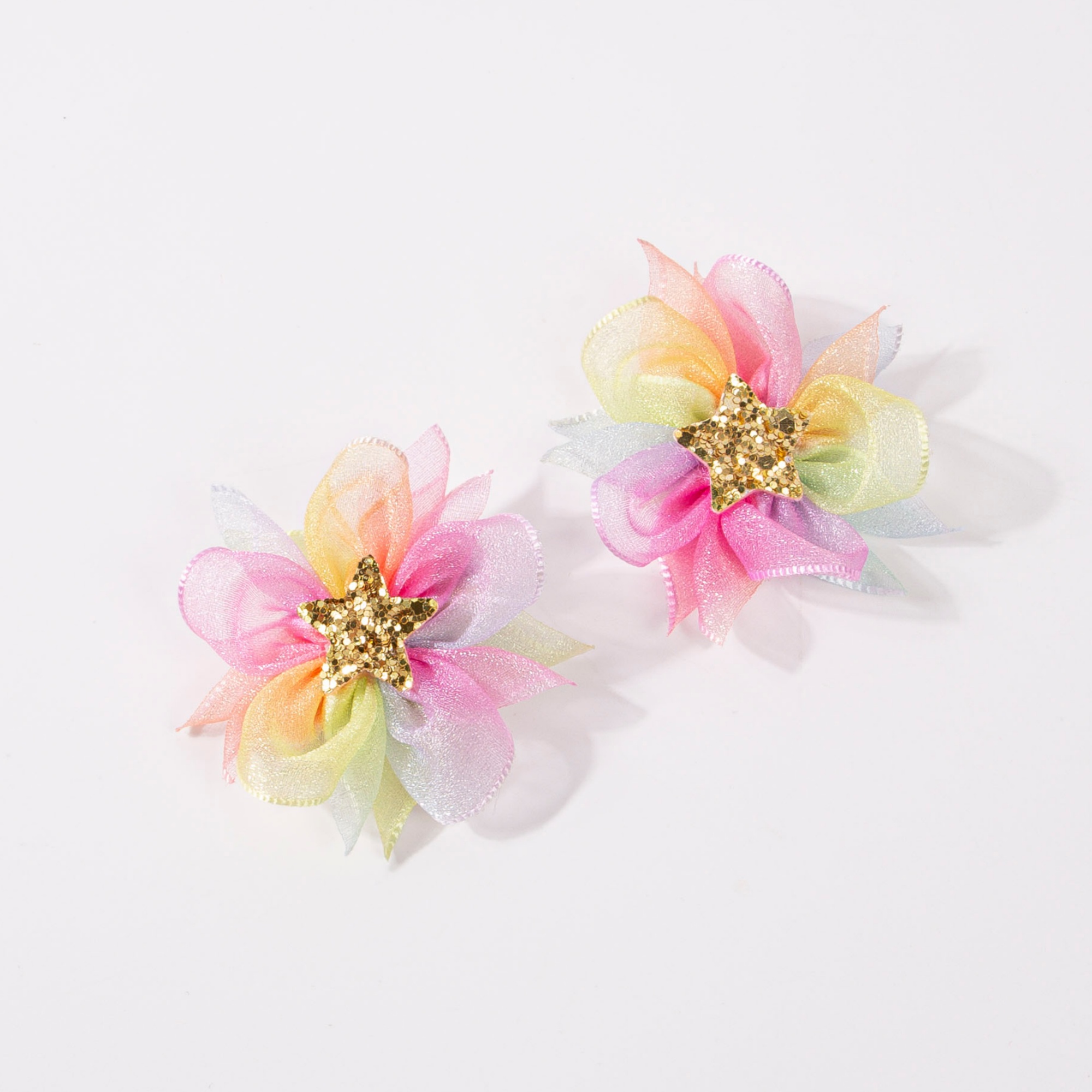 Jepit rambut sifon pelangi gra - Women'S Accessories Rainbow Shops ulasan dan harga