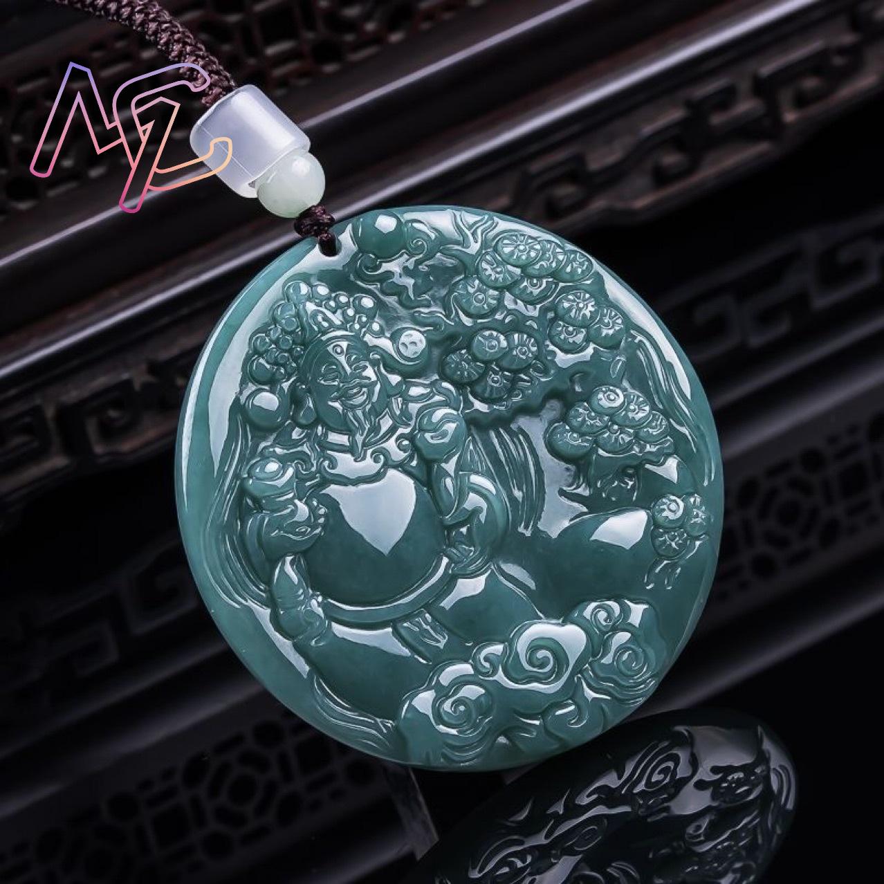 Liontin Jadeite Burma Dewa Kek - Women'S Accessories ulasan dan harga