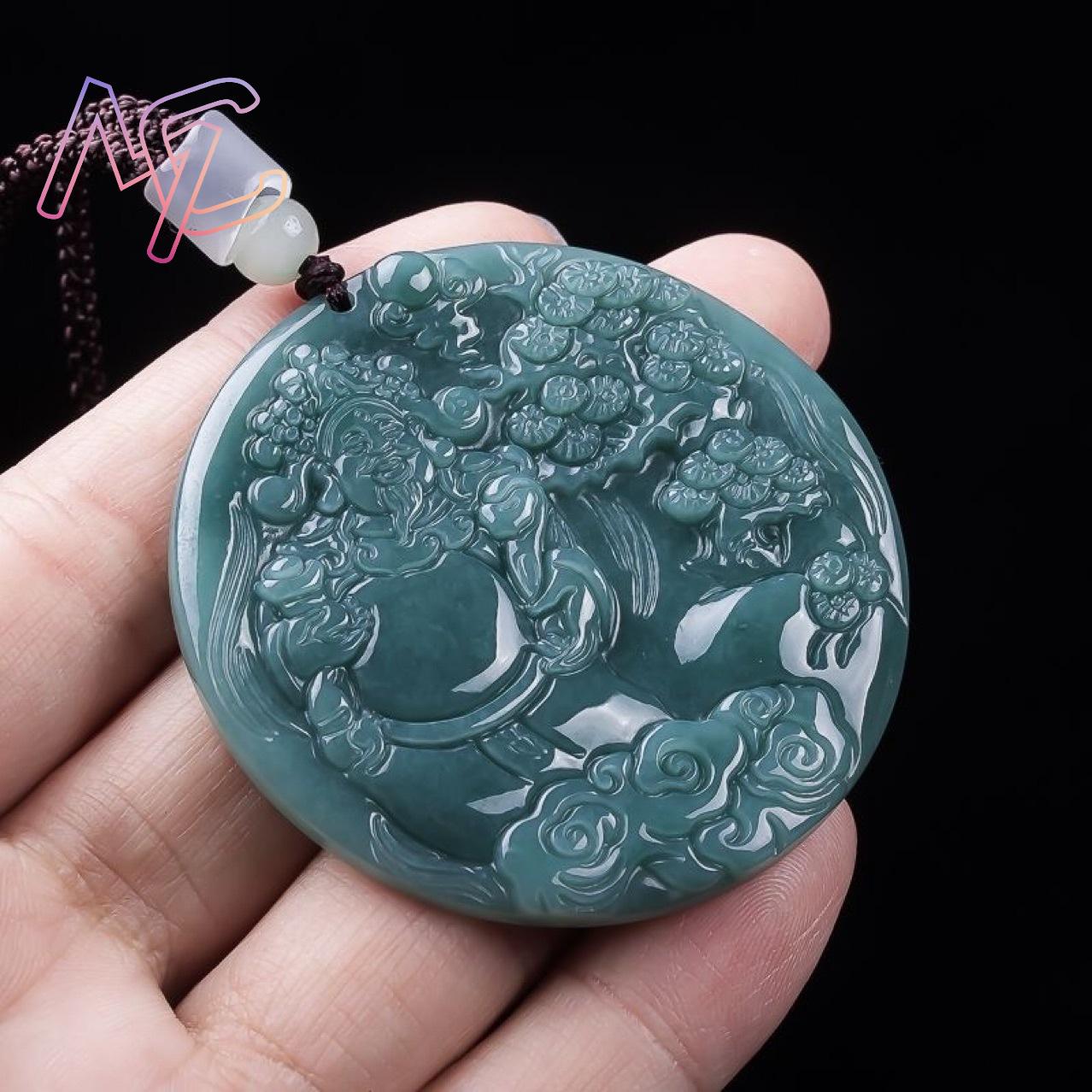 Liontin Jadeite Burma Dewa Kek - Women'S Accessories ulasan dan harga