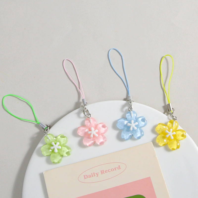 Rantai Ponsel Bunga Resin Warn - Women Accessories Pack ulasan dan harga