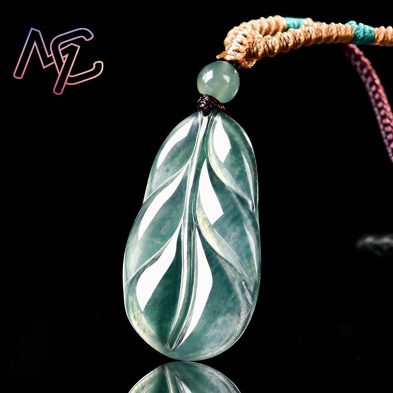 Liontin Daun Giok Myanmar Hadi - Women'S Accessories ulasan dan harga