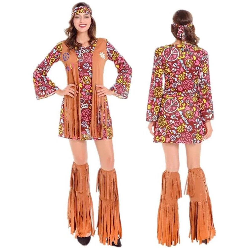 Halloween Disco Dress 70s 60s  - Women'S Accessories In The 60S ulasan dan harga