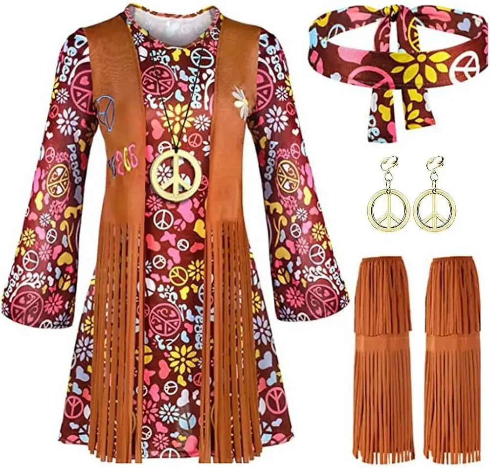 Halloween Disco Dress 70s 60s  - Women'S Accessories In The 60S ulasan dan harga