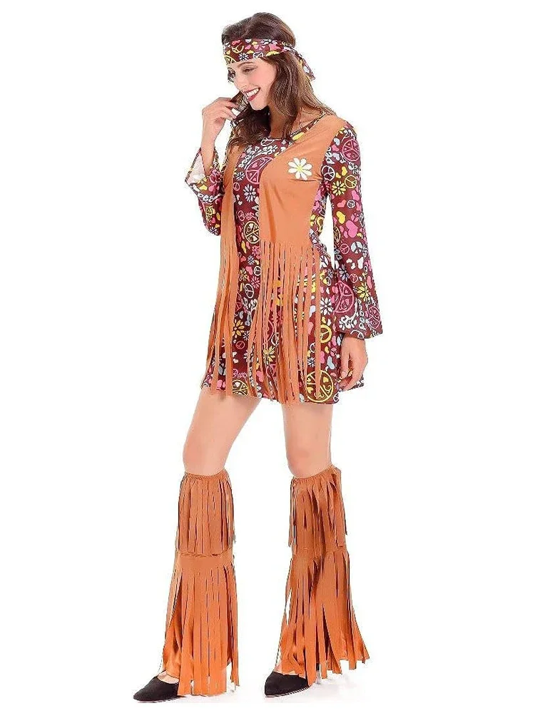 Halloween Disco Dress 70s 60s  - Women'S Accessories In The 60S ulasan dan harga