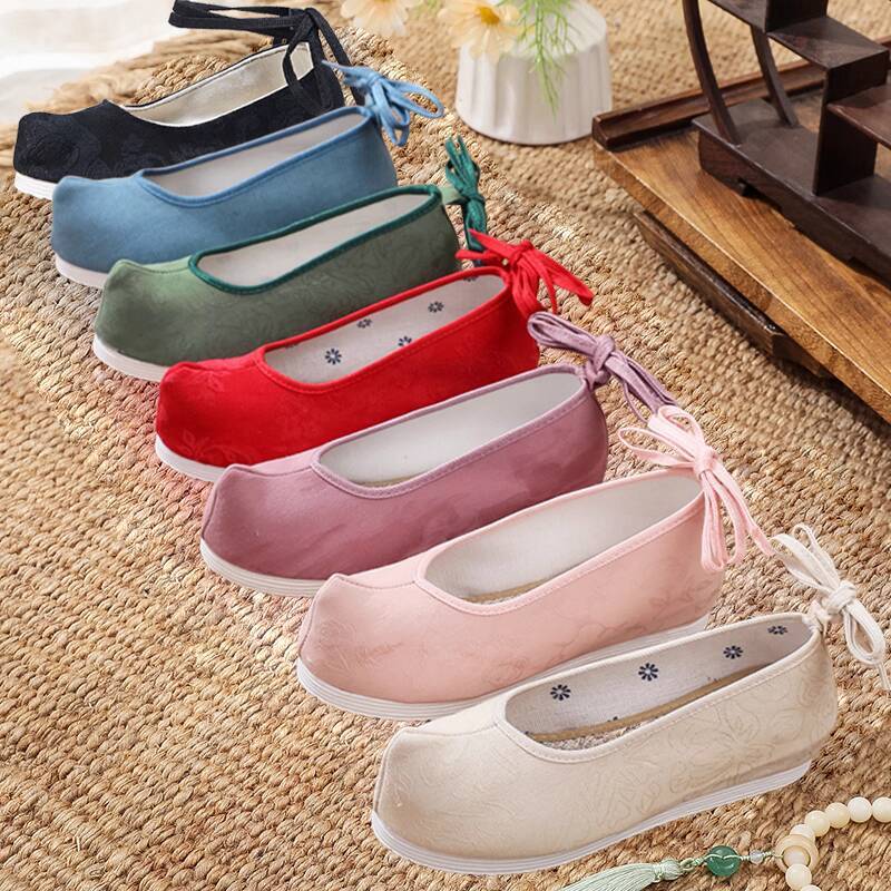 Sepatu Hanfu Warna Solid Gaya  - Women'S Accessories For Shoes ulasan dan harga