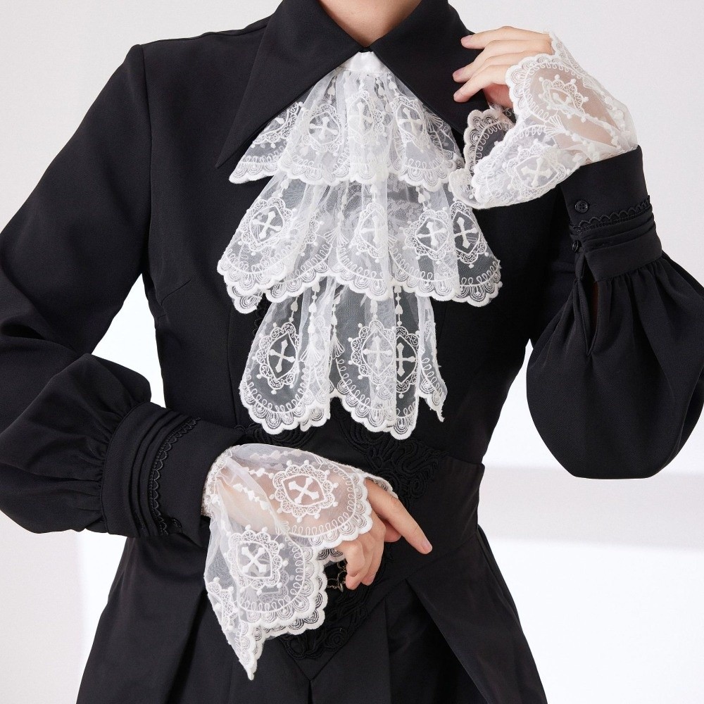 Kerah Jabot Renda Gaya Victori - Women'S Victorian Accessories ulasan dan harga